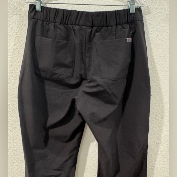 FigsPro Black Skinny Zip Fly Trouser Pants Size Medium - Picture 10 of 16